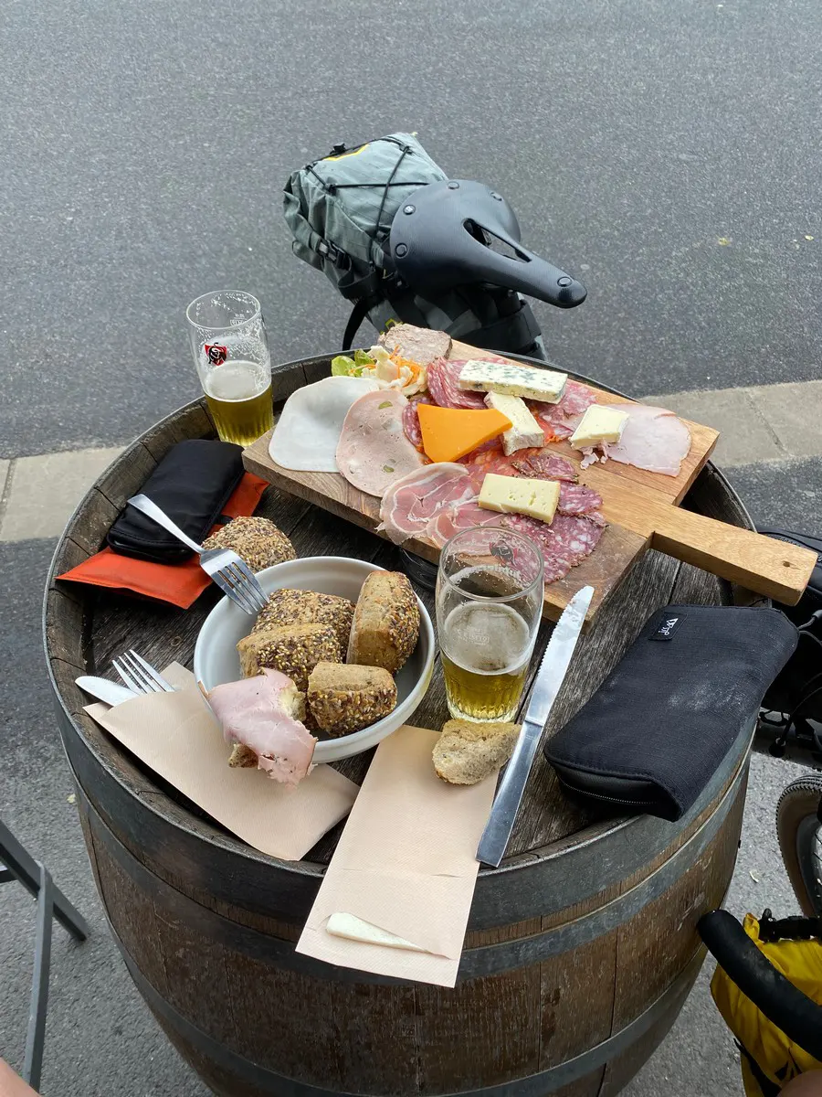 Spuntino in bici