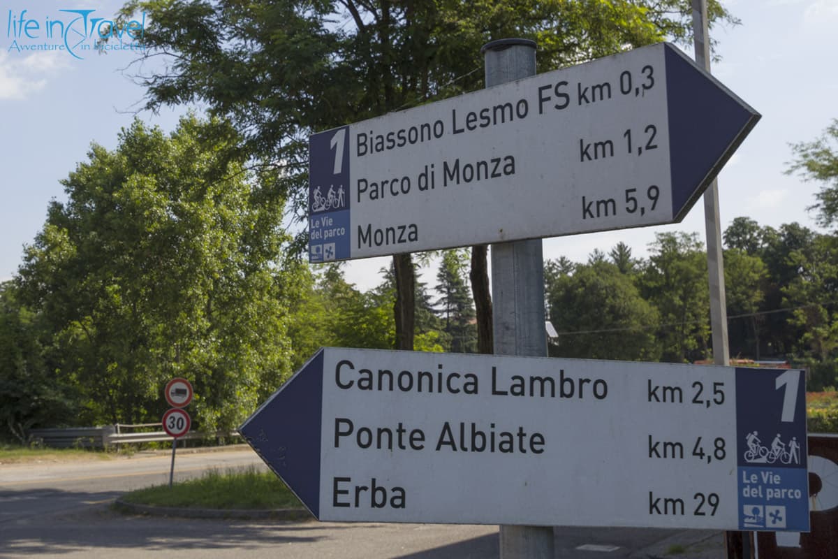 08 segnaletica vie del parco biassono