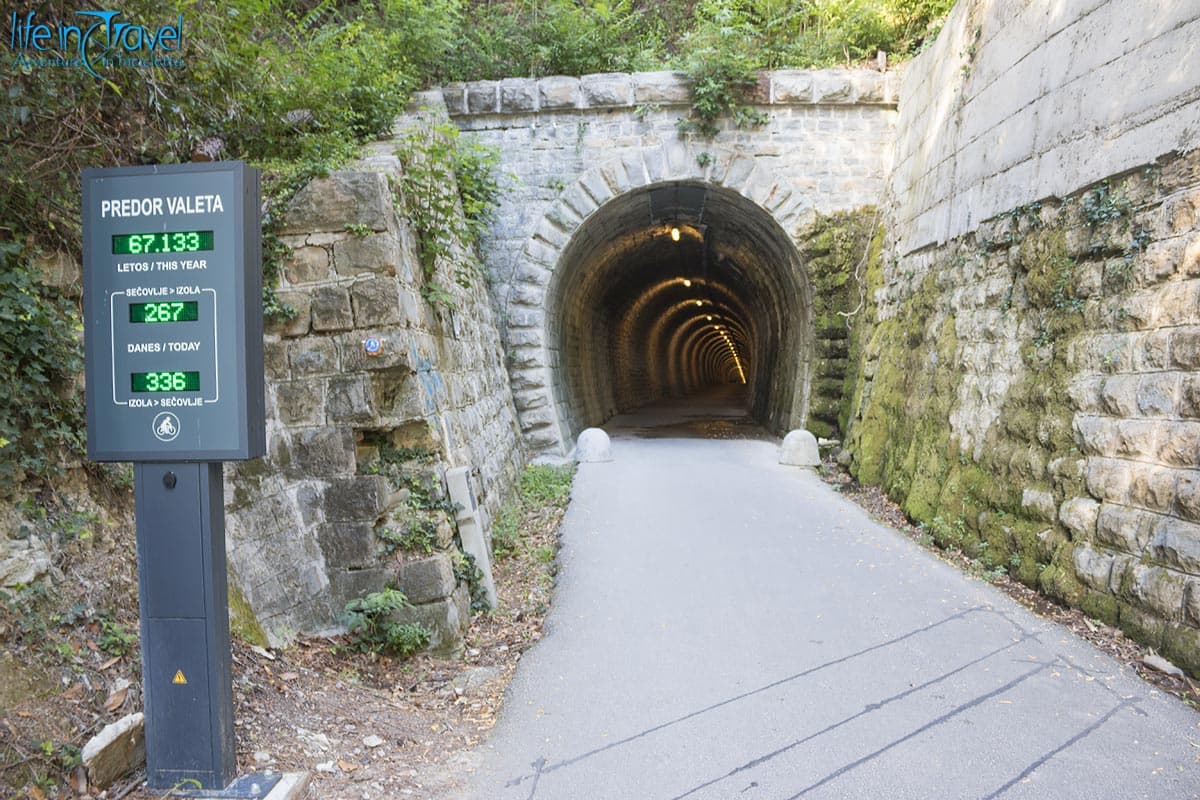 10 parenzana in bici galleria izola