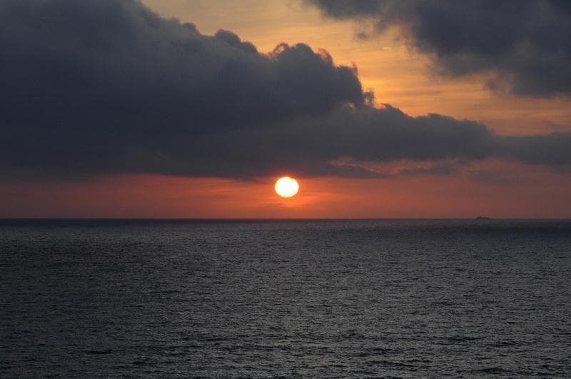 Tramonto nell'Oristanese