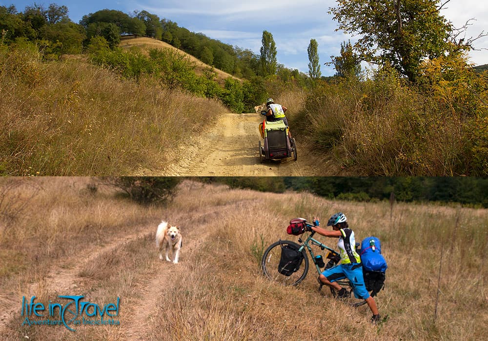spinta in bici transilvania trail