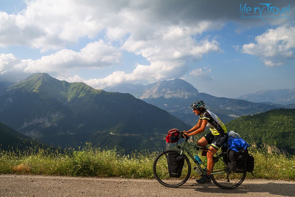 salita parco nazionale tzoumerka