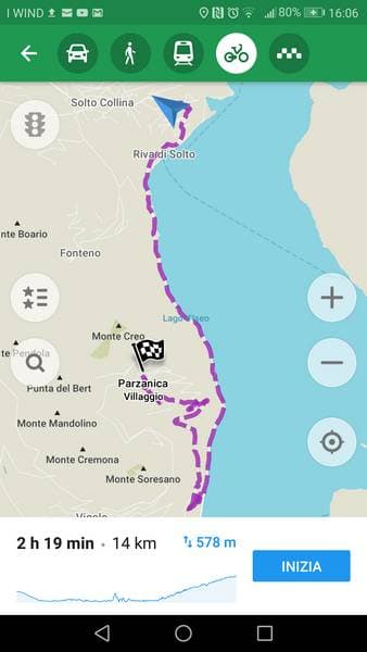 mapsme percorso