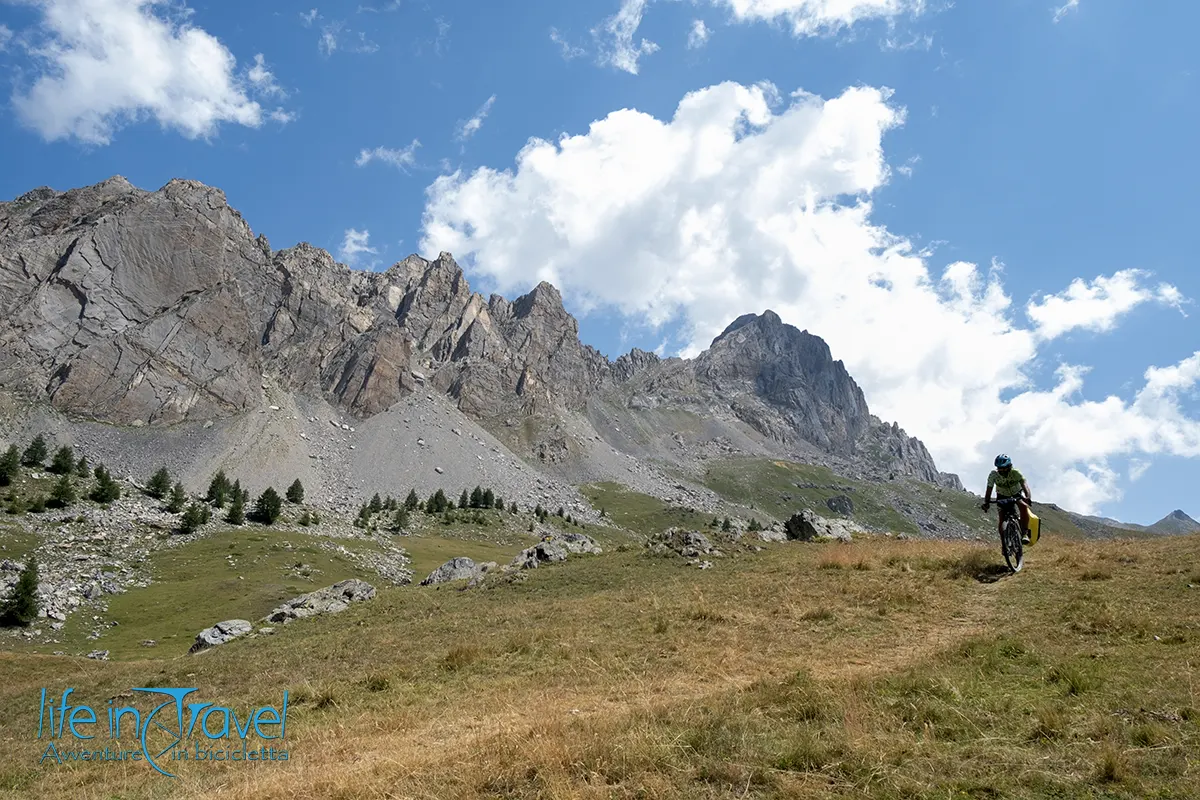 single trail altopiano della gardetta in bici