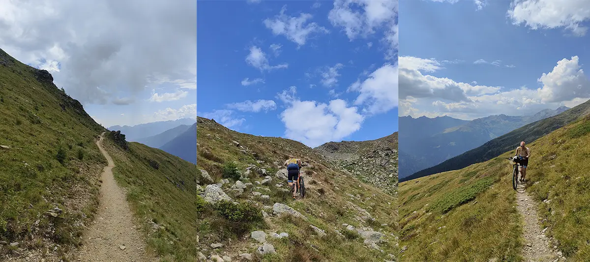 04 mtb val d ultimo sentiero cima quaira