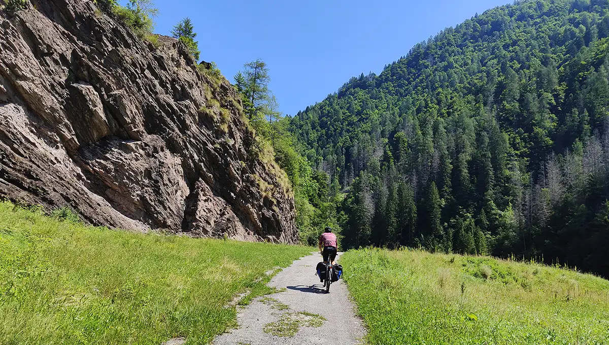 agordino ciclabile giro monte civetta in gravel