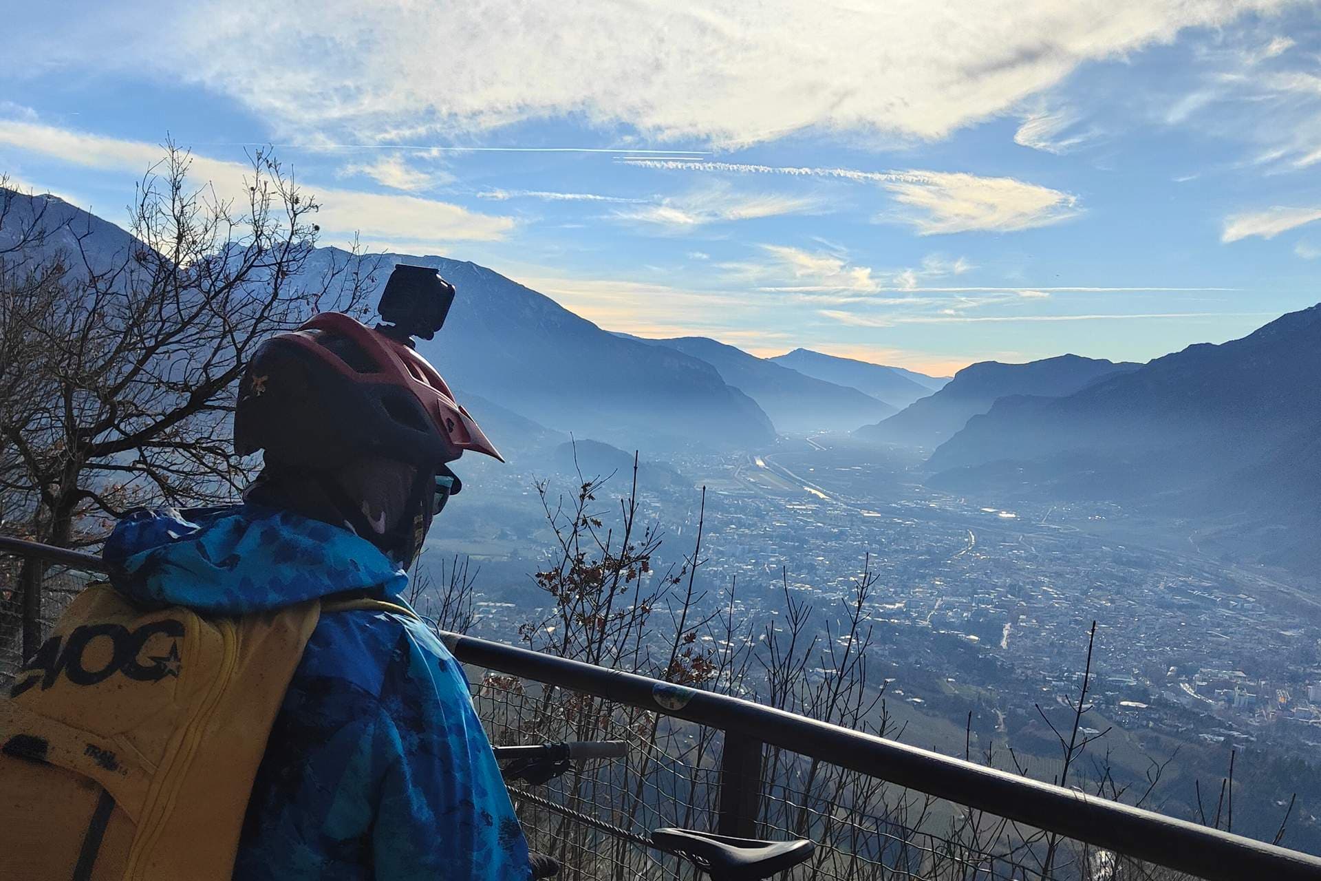 Panorama sulla Valle dell'Adige dal Calisio