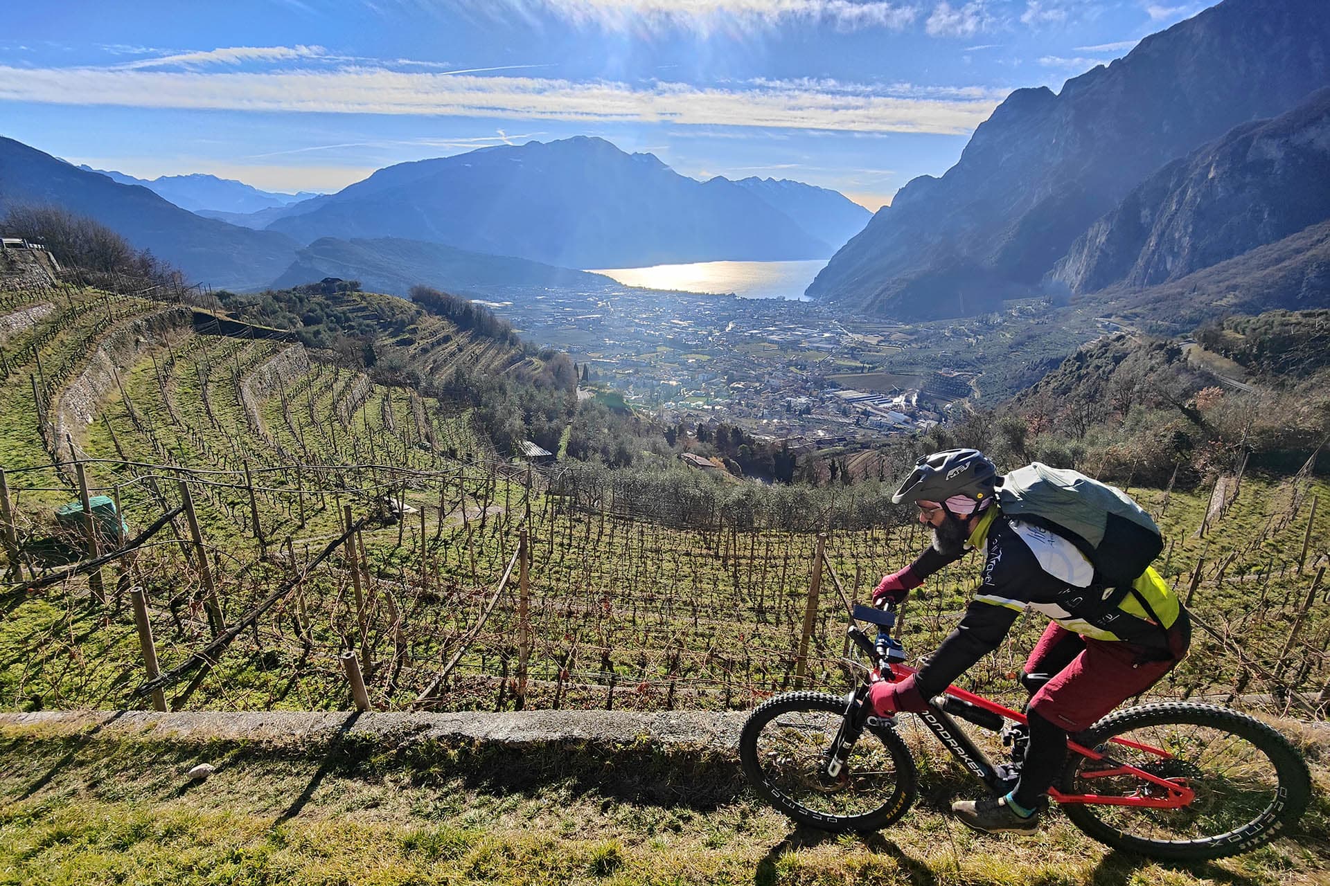 San Giovanni al Monte da Tenno in bici