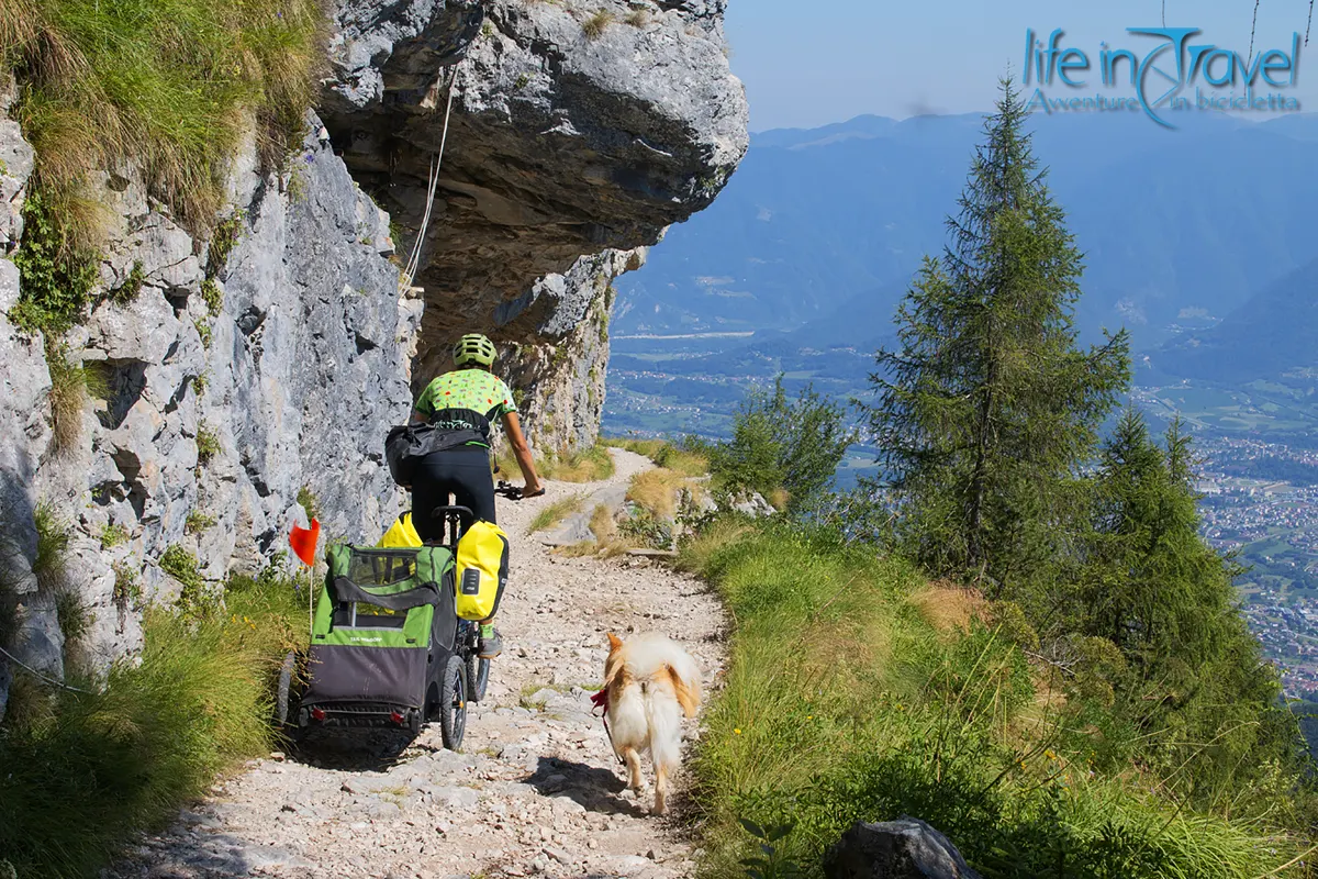 strada militare rifugio dal piaz dolomiti