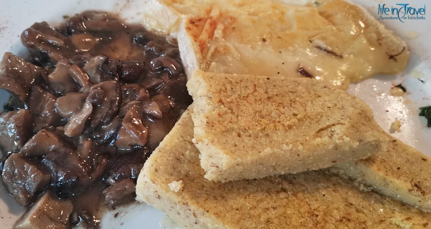 12 tremalzo in mtb polenta funghi formaggio