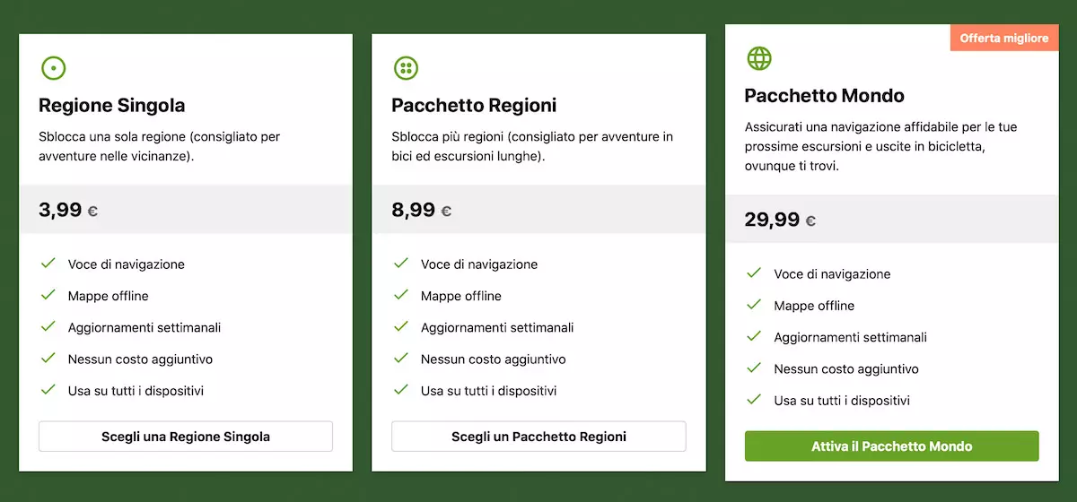 Guida a Komoot mappe