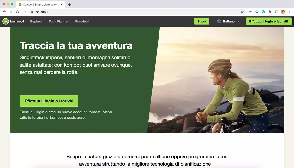 apertura komoot