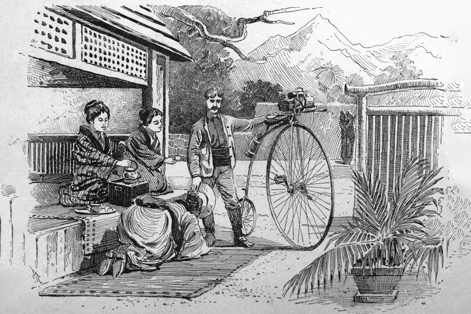 Thomas Stevens in Giappone