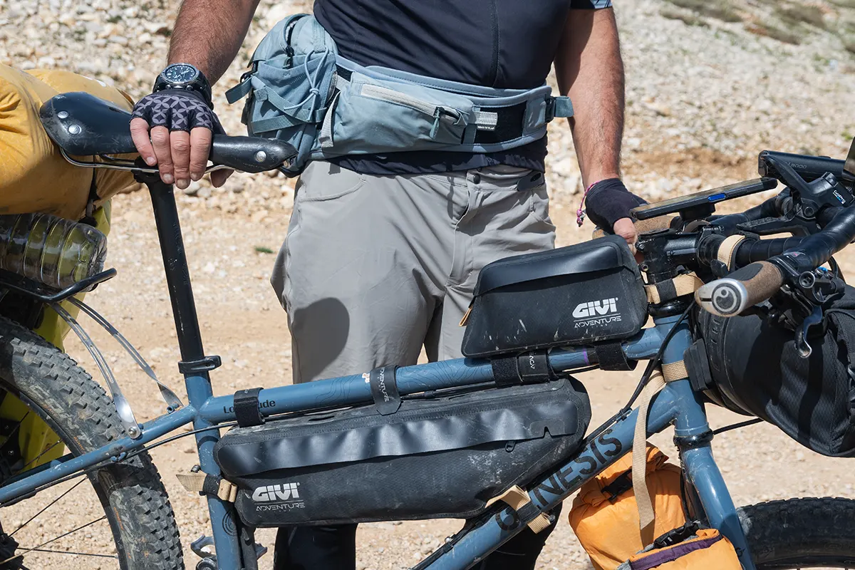 setup viaggio in bici turchia borse bikepacking