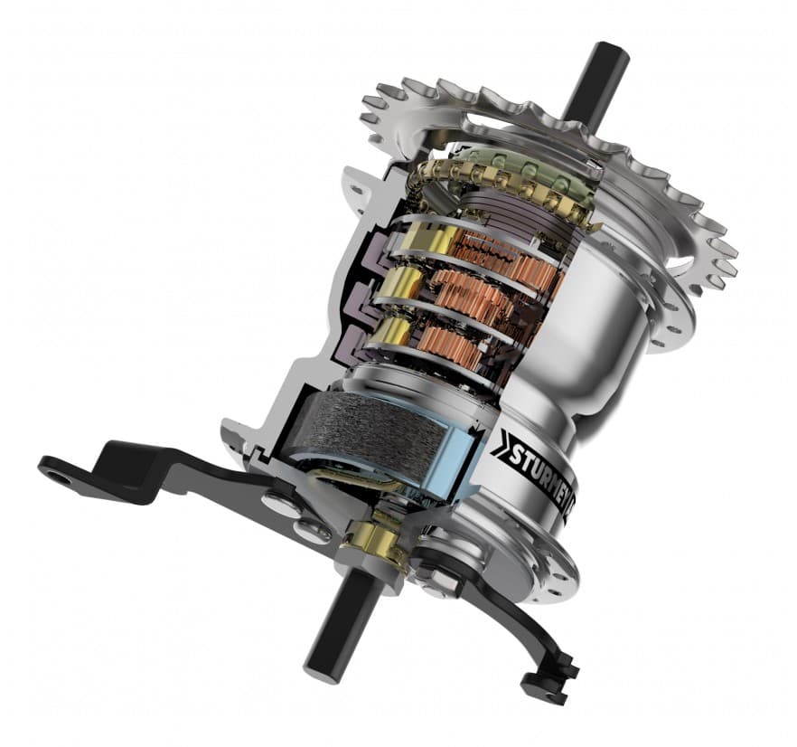 Cambio al mozzo bici sturmey archer sezione
