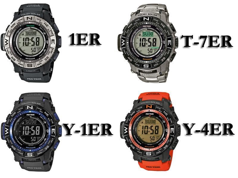 modelli casio pro trek prw 3500