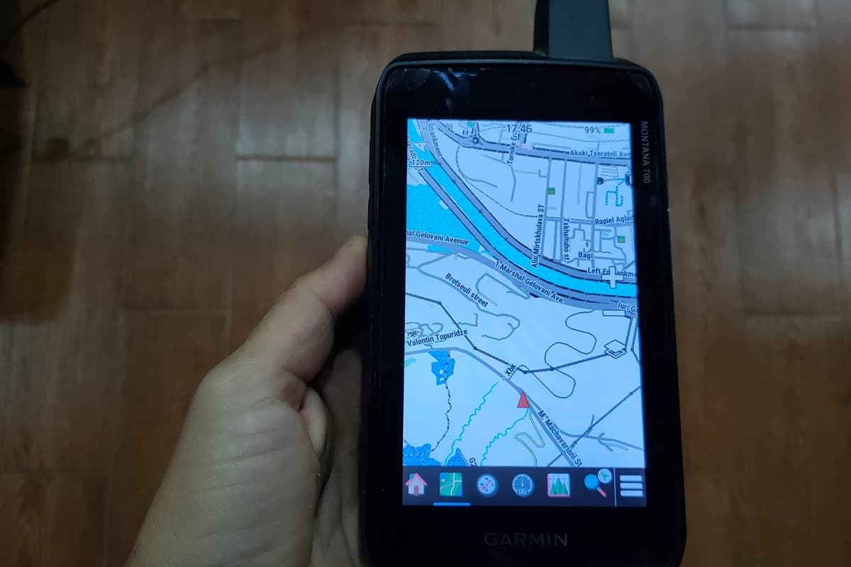 navigazione garmin montana 700