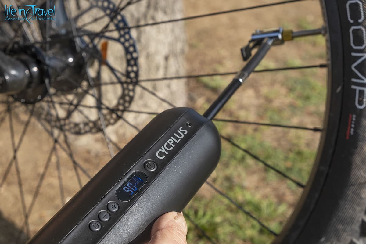 gonfiaggio ruota mtb