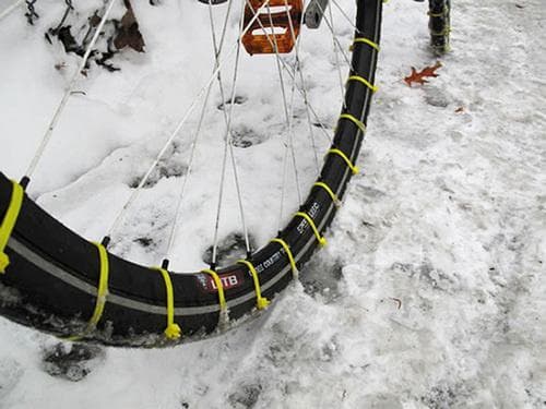 bici catene neve