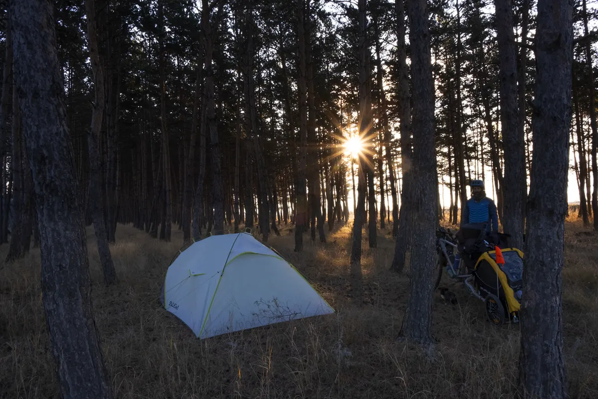 33 georgia in bici wild campimg