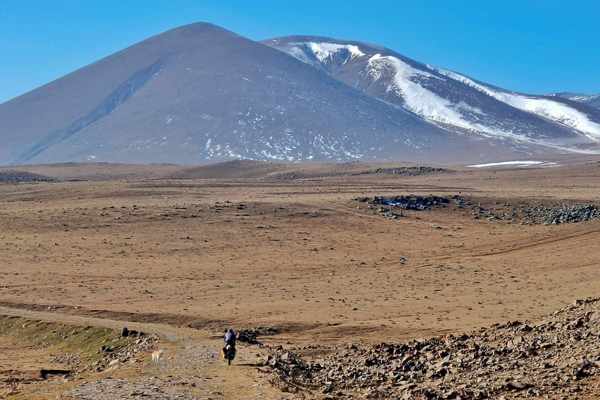 Georgia in bicicletta