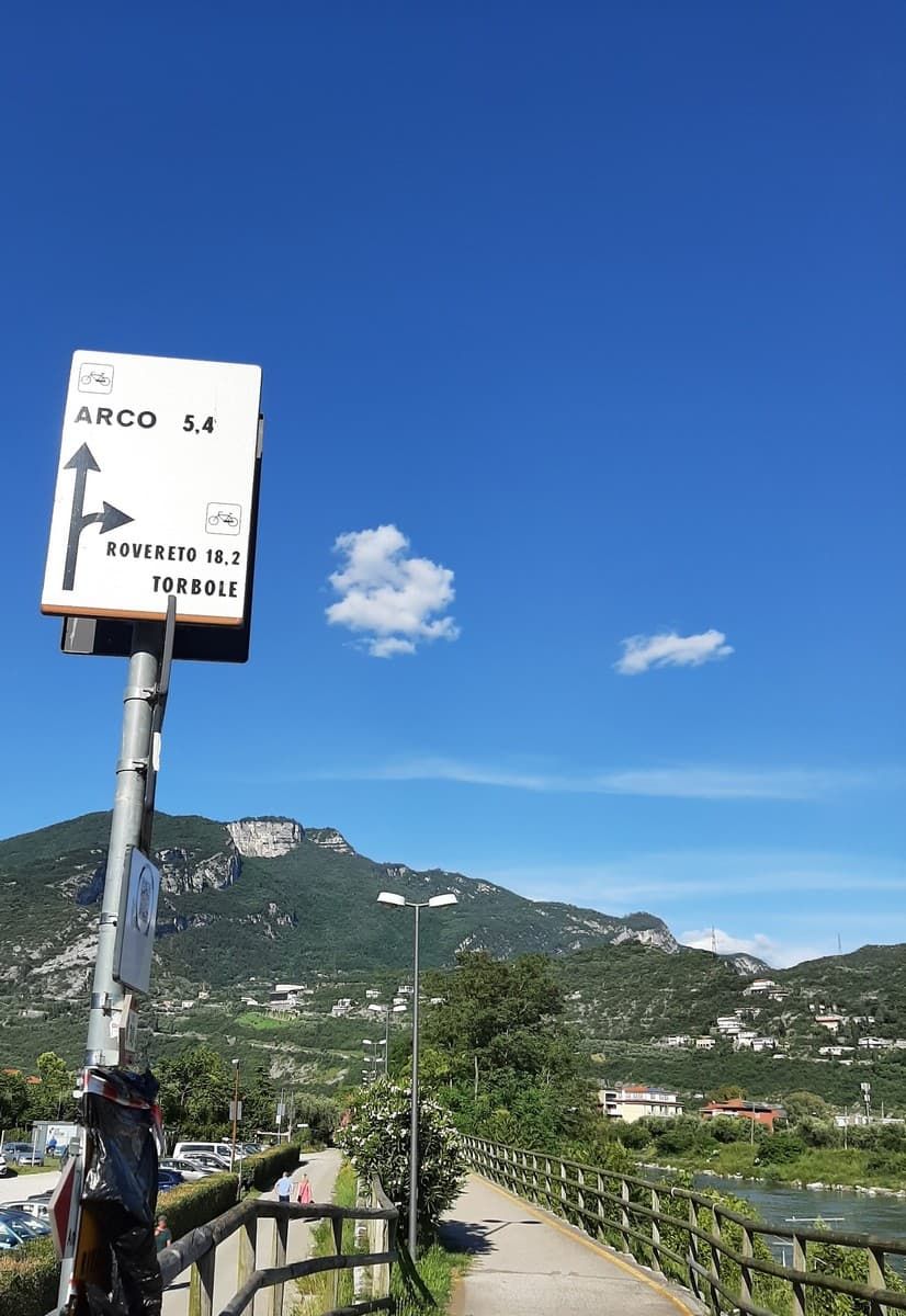 2 Partenza Ciclabile del Sarca