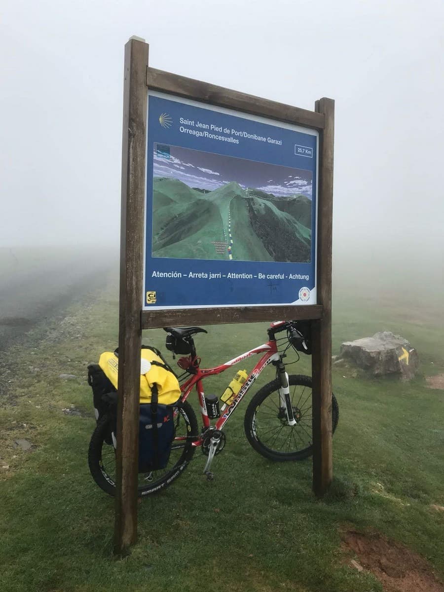 cammino di santiago in bicicletta