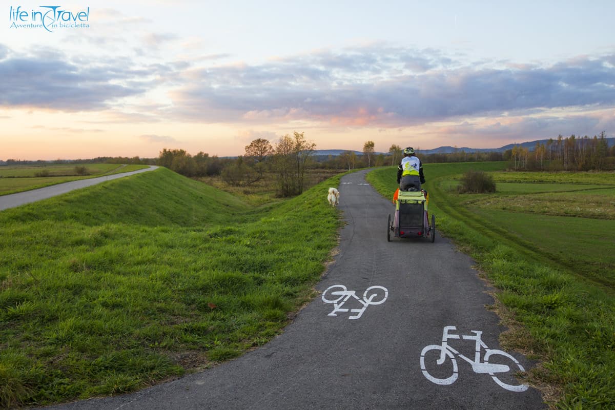 20 tramonto sulla ciclabile della vistola