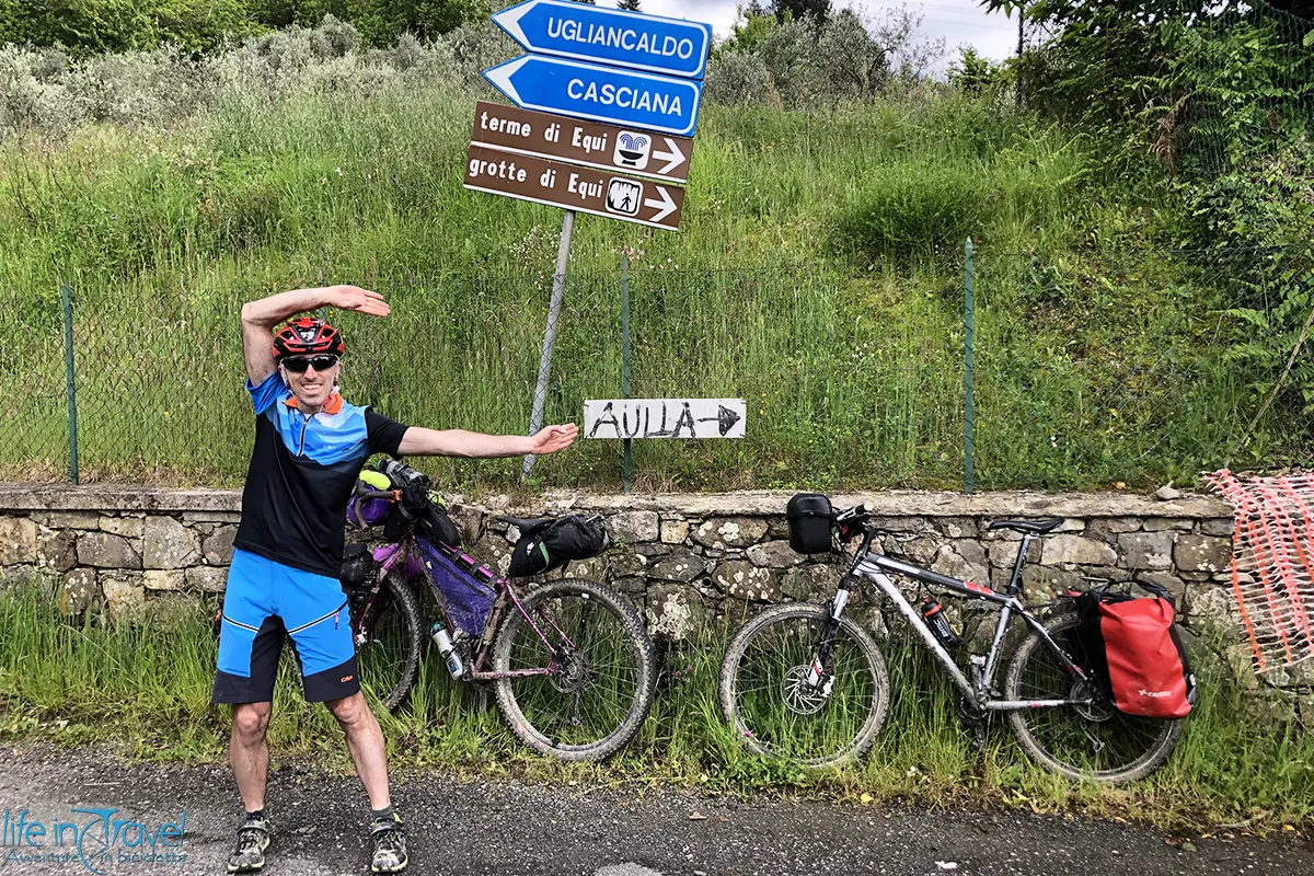 Lunigiana Trail 2021 bivio verso equi
