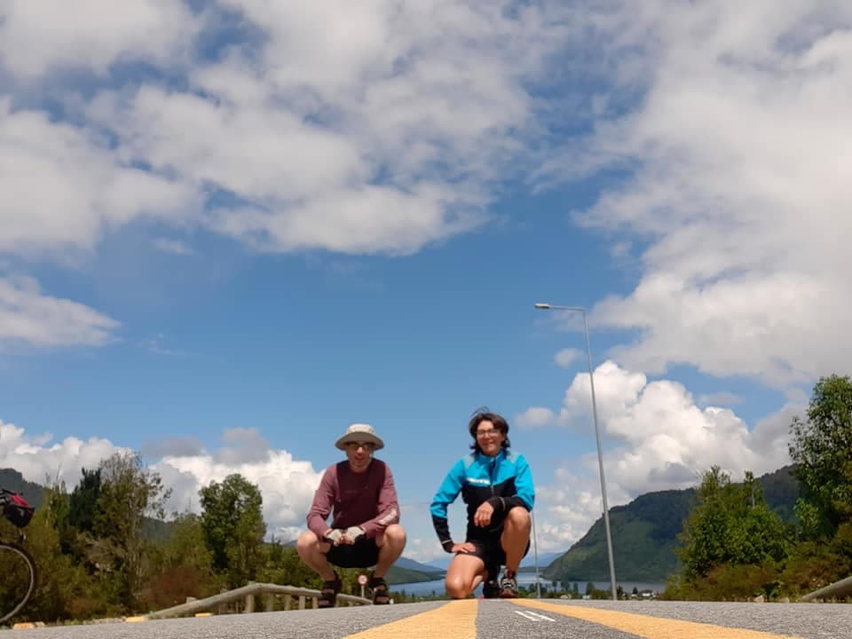 in compagnia patagonia in bici