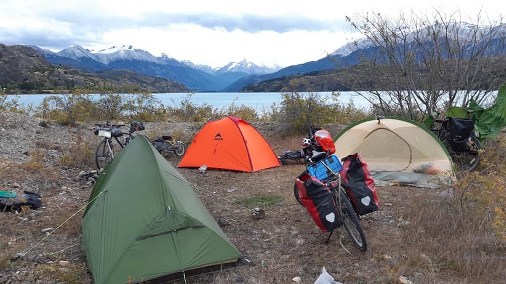 accampamento improvvisato