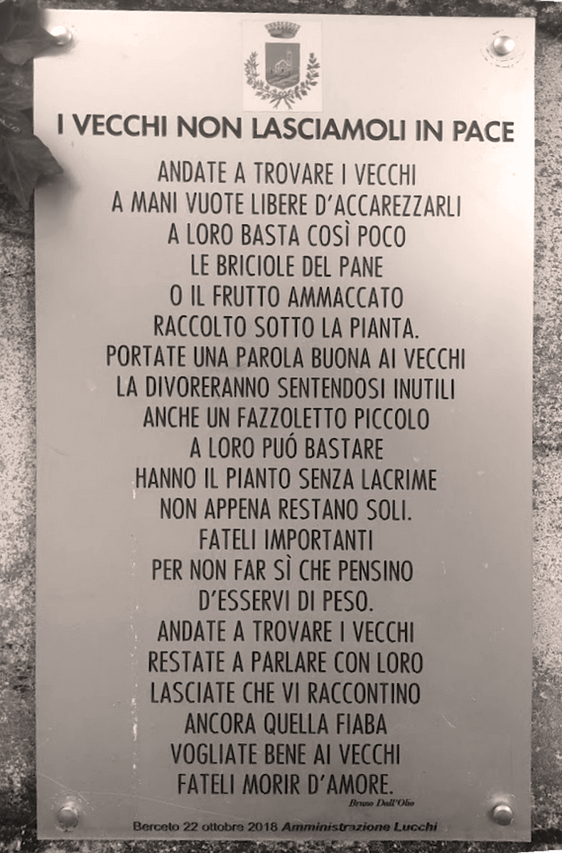 i vecchi non lasciamoli in pace