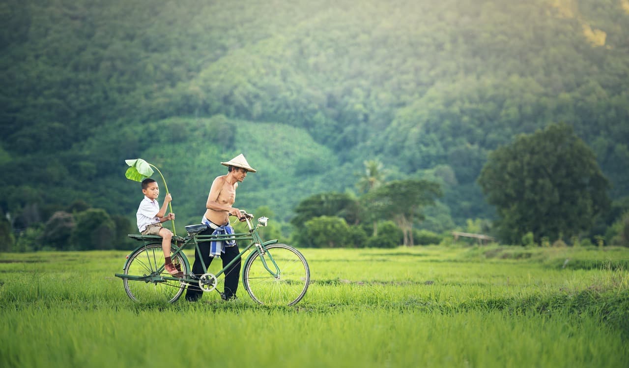 in bici in vietnam
