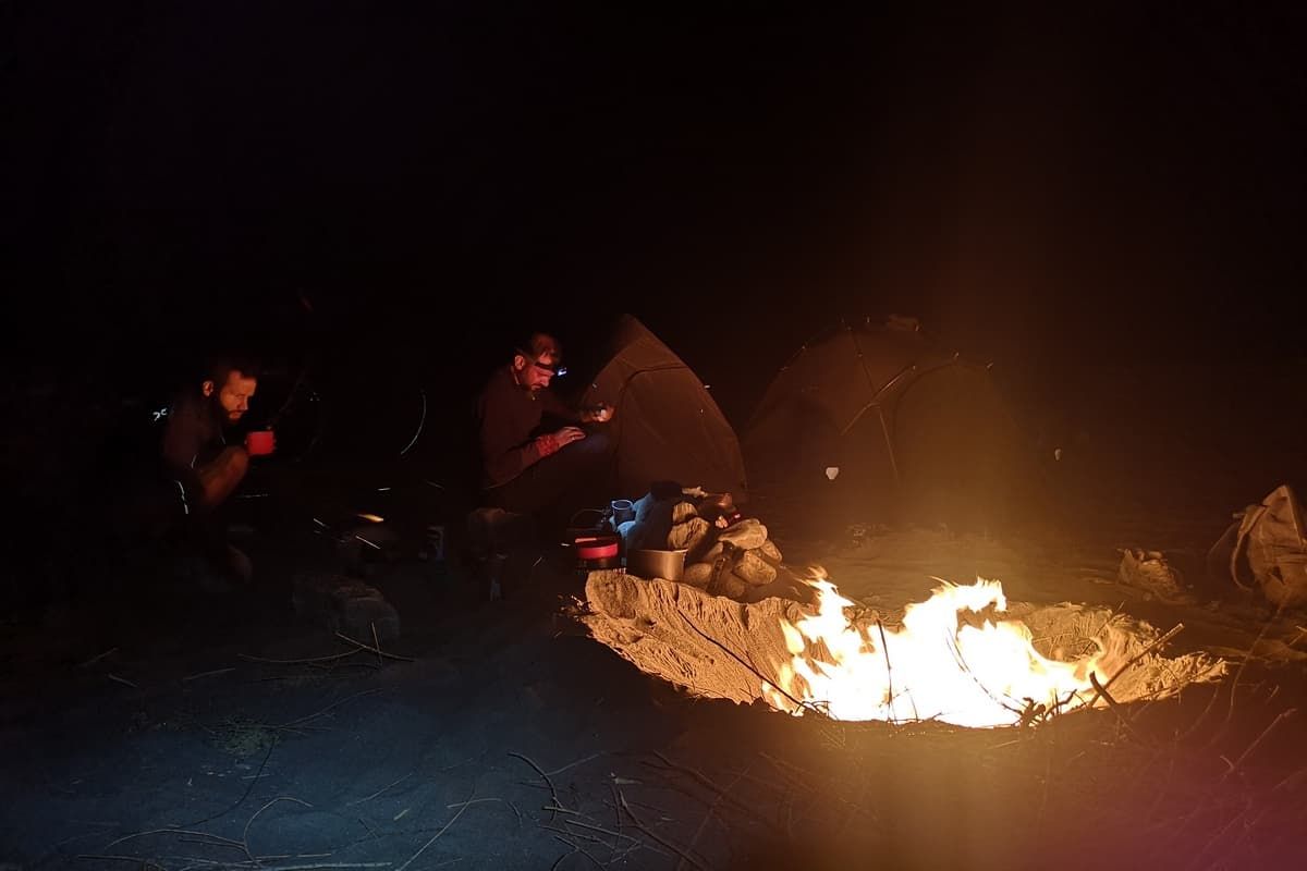 notte in tenda
