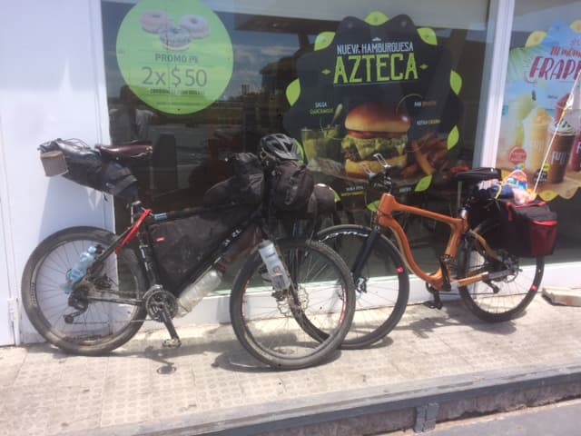 bikepacking in legno