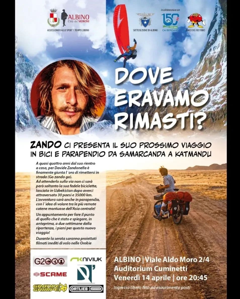 volantino serata albino