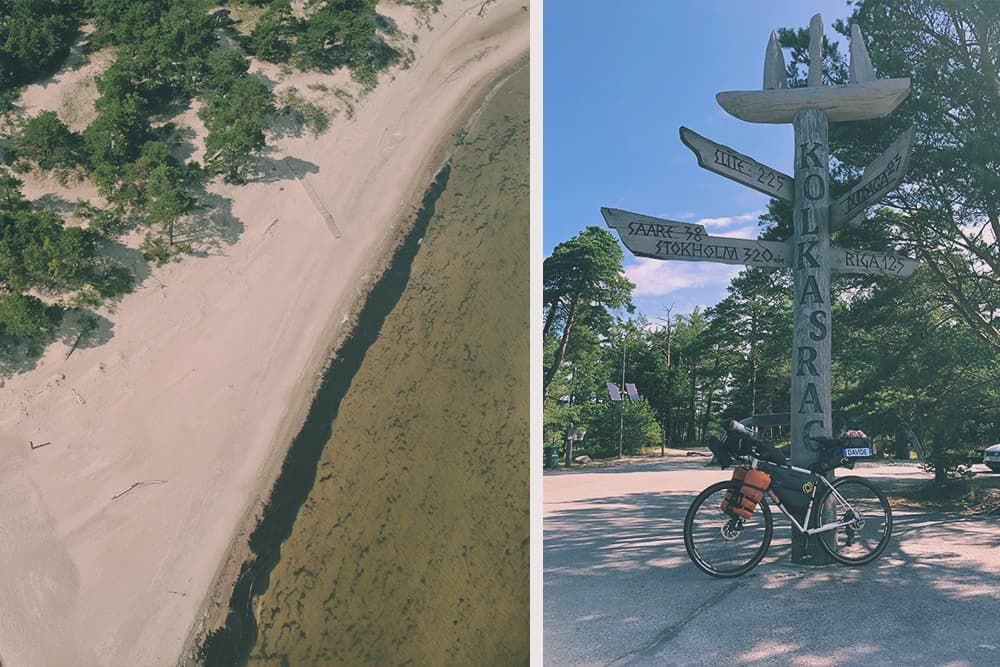 kolka  Lettonia in bici