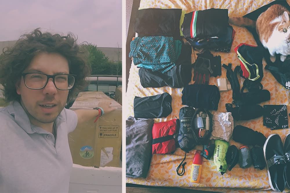 prepazione Lettonia in bici