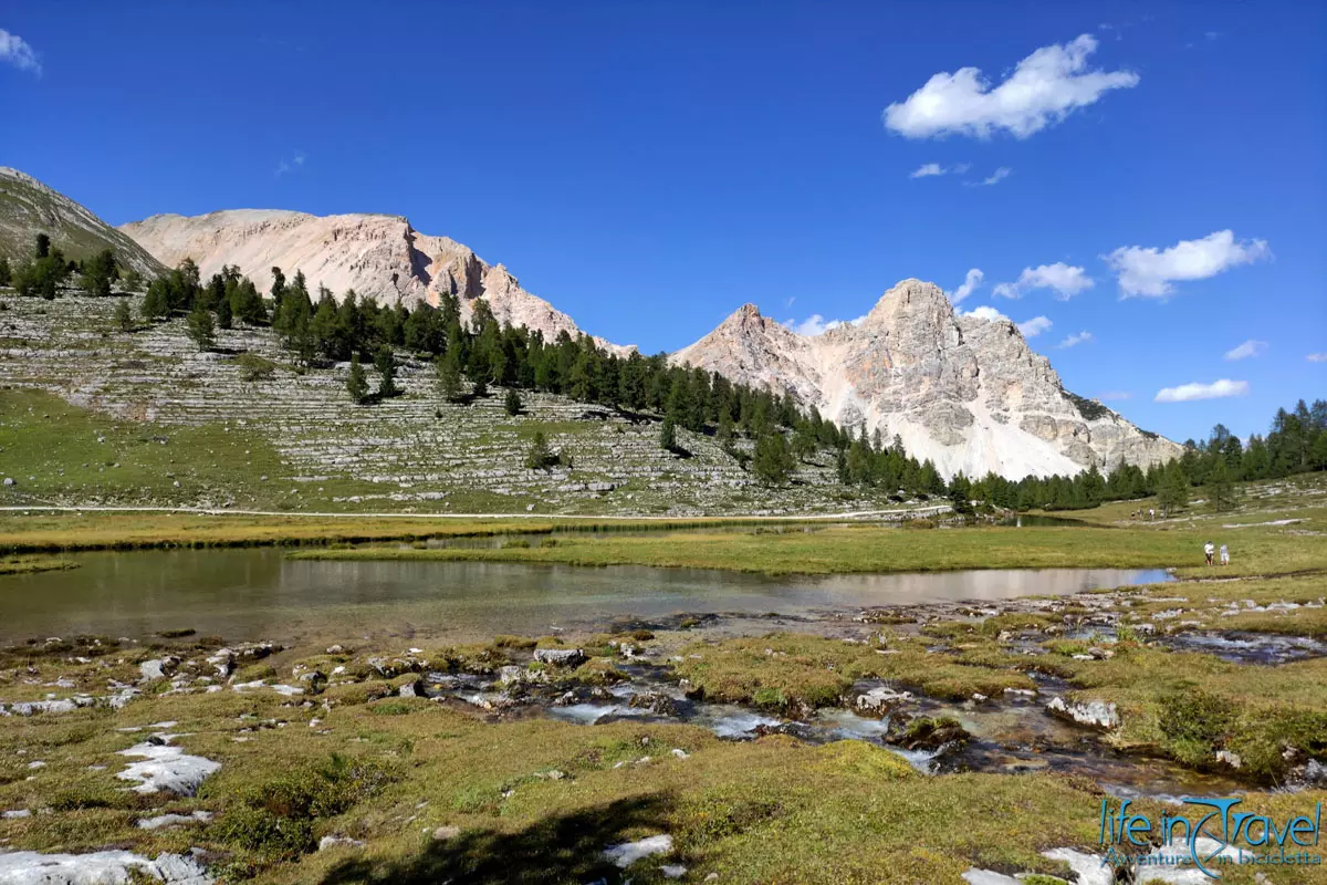 laghetti lungo il giro dei 5 rifugi MTB