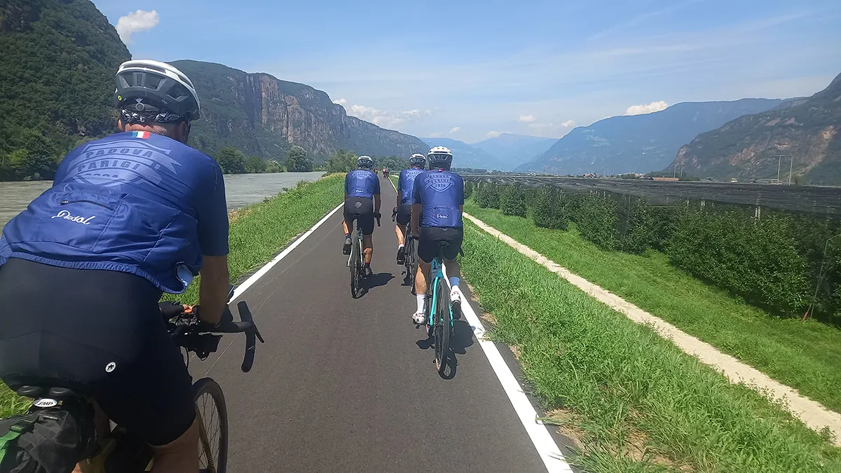 lungo ladige verso bolzano