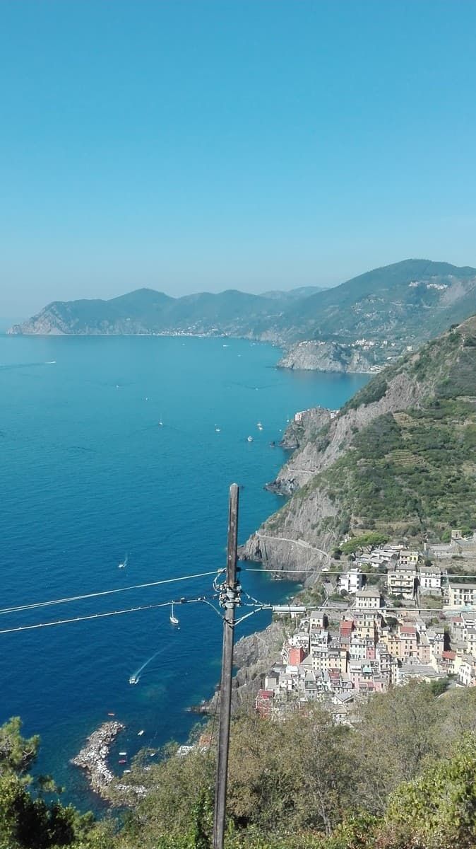 Panorama da Riomaggiore   Il Sole a 360 gradi