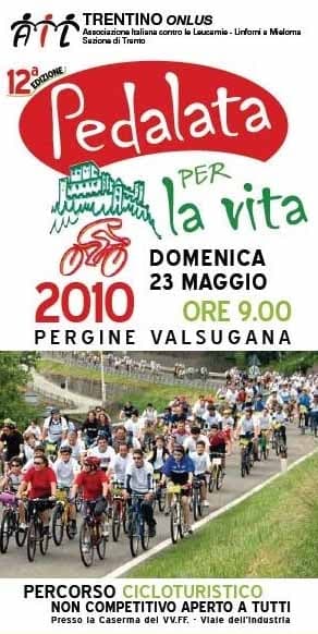 Pedalata per la vita a Pergine Valsugana