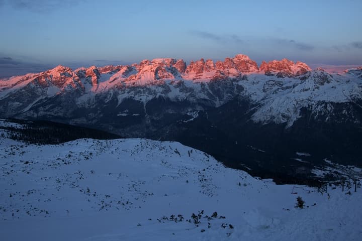 Alba sul Brenta - altopiano della Paganella