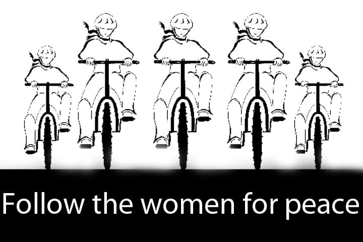 Donne in bicicletta per la pace - Follow the women
