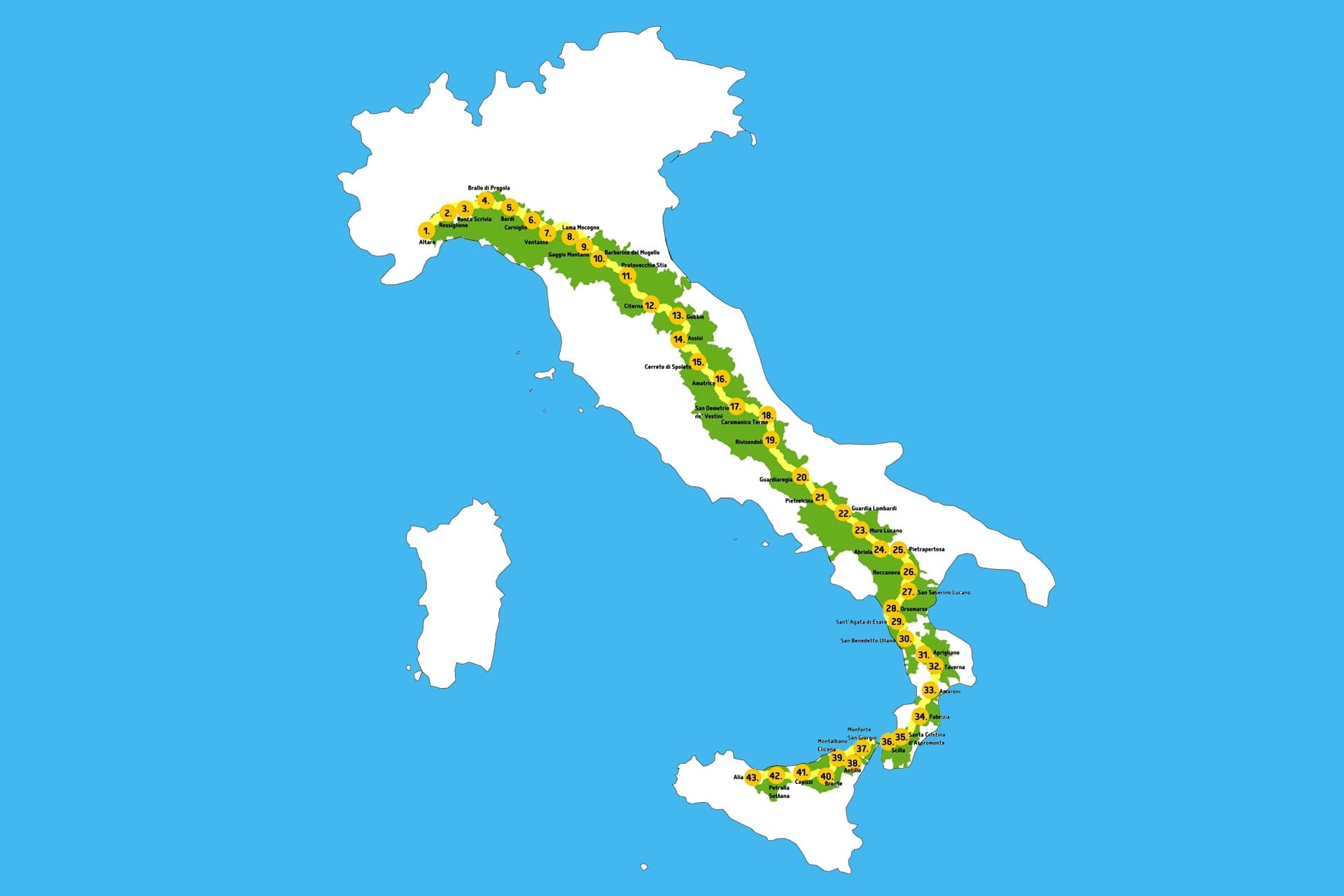 Ciclovia Appennino Bike Tour: presentato il progetto