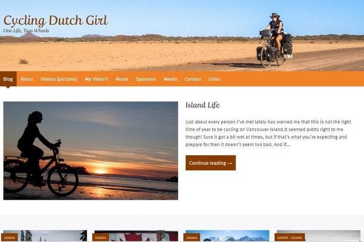 cycling dutch girl
