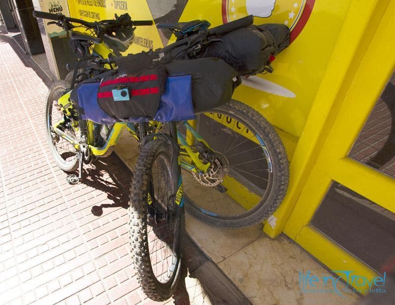 viaggiare in bikepacking