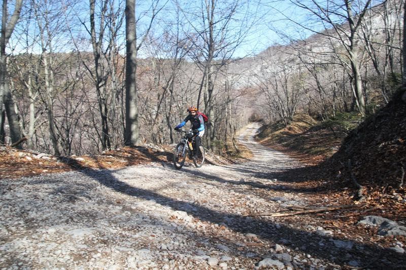 sentiero in mtb