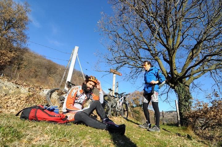 pausa pranzo in MTB