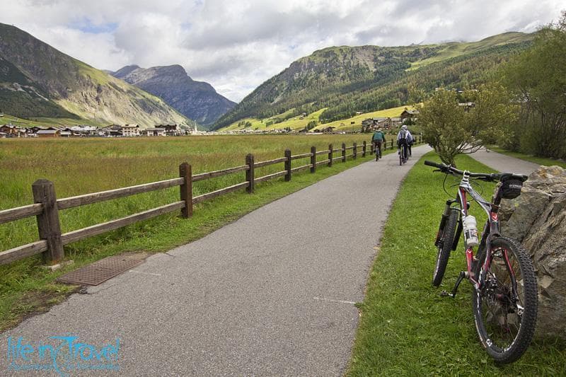 pista ciclabile livigno